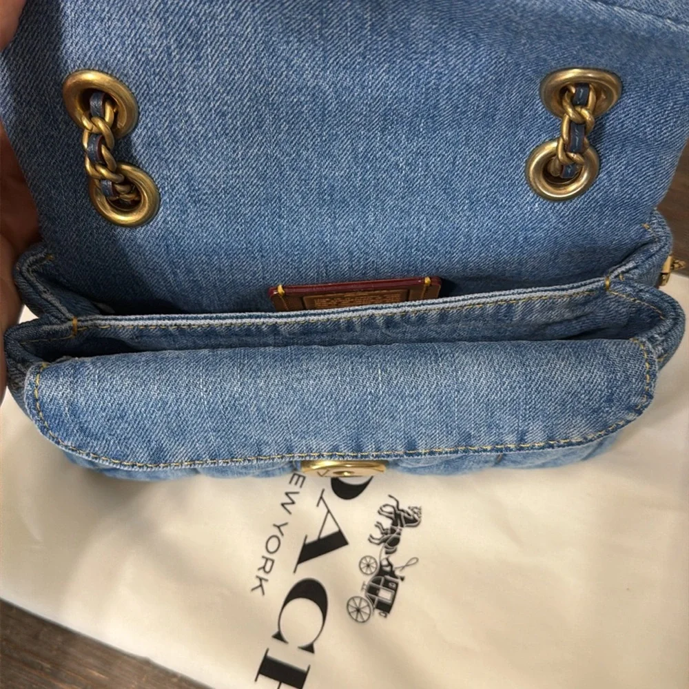 Coach Tabby 20 Quilted Denim